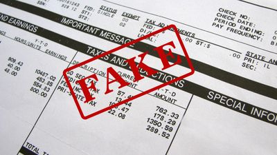 The fastest way to catch a fake pay stub is the bank statement